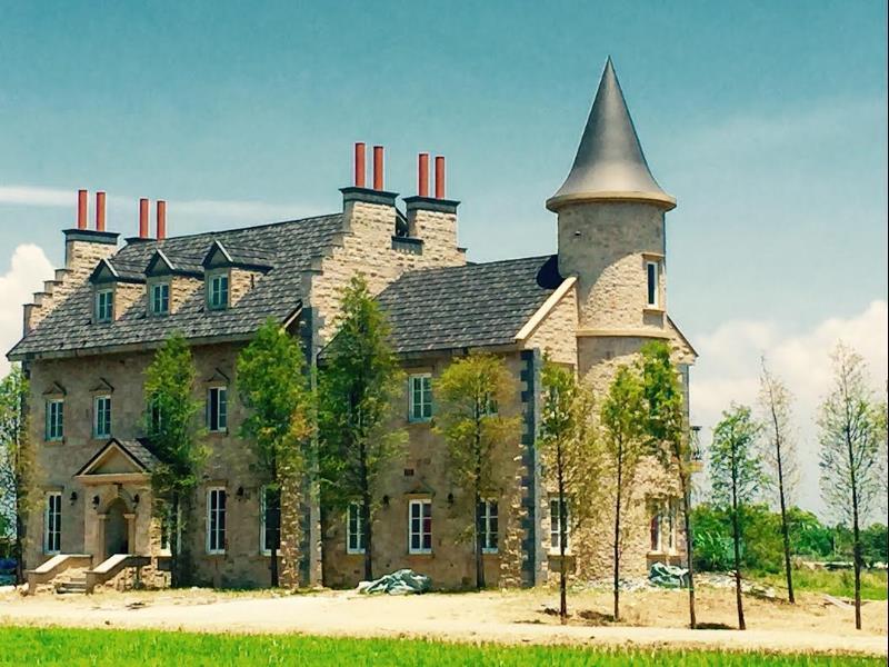 法國小古堡- 包棟-Chateau De France Вужие Екстериор снимка